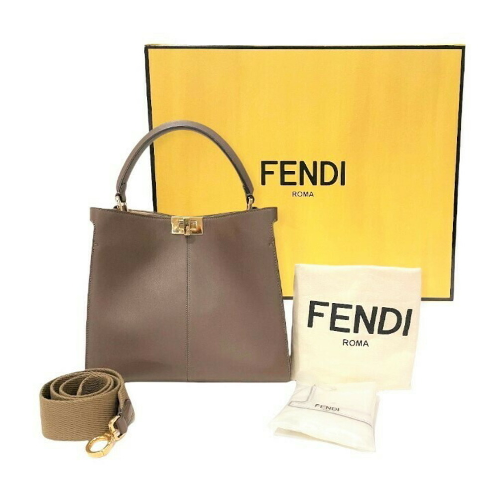 Fendi Peekaboo X-Rite Black Handbag - Picture 2 of 6